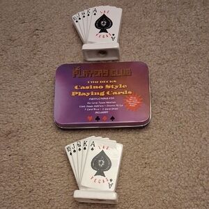 Casino Style Playing Cards - Las Vegas Plsying Cards Salt And Pepper Shakers